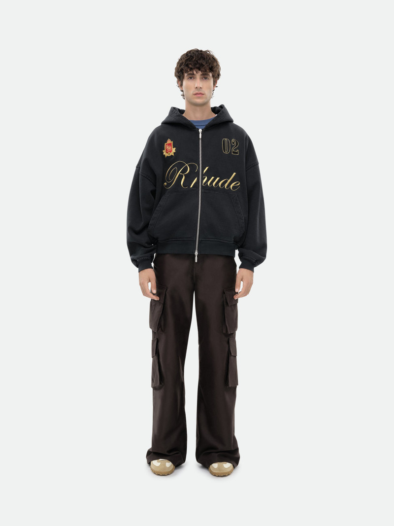 Rhude GSTAAD RHUDE ZIP UP HOODIE outlook