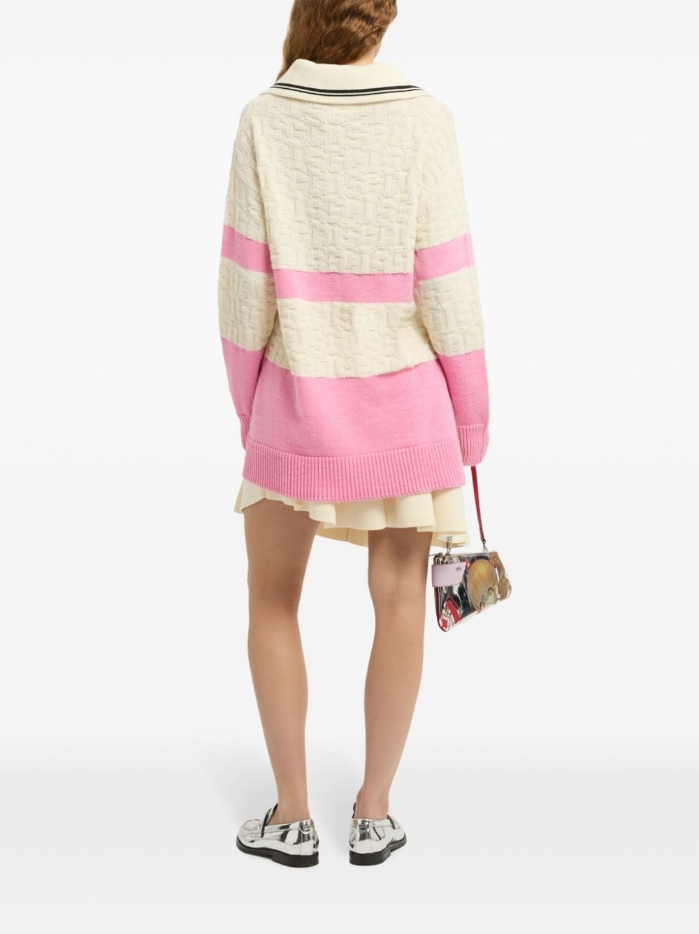 monogram sweater - 3