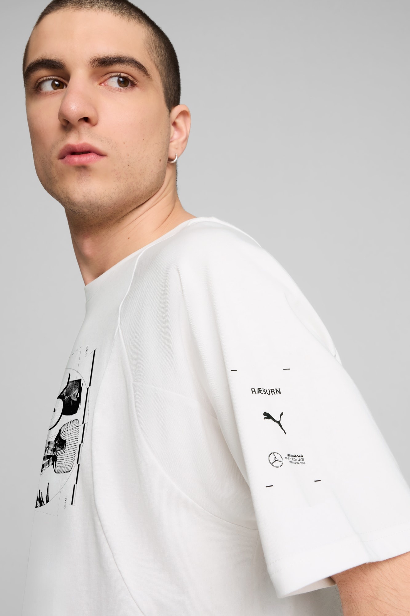 PUMA x Mercedes-AMG Petronas F1® Team x RÆBURN Men's Drivers Tee - 4