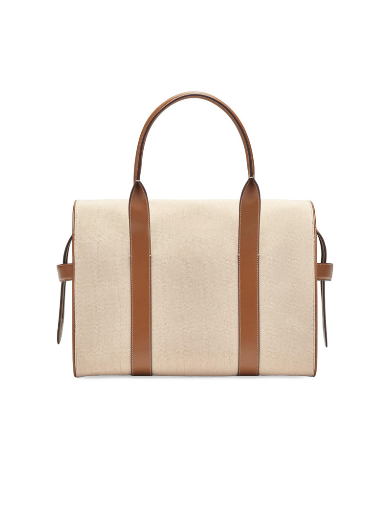 Women's The Dakota Canvas Tote Bag - Beige Argan Oil 3