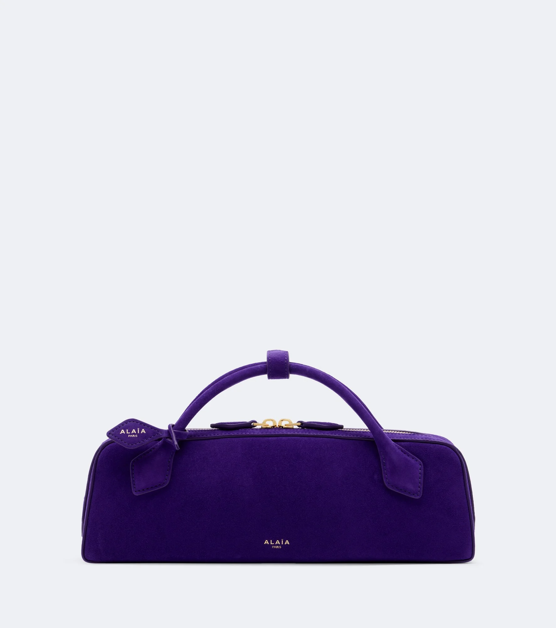 Le Teckel Small suede clutch - 1