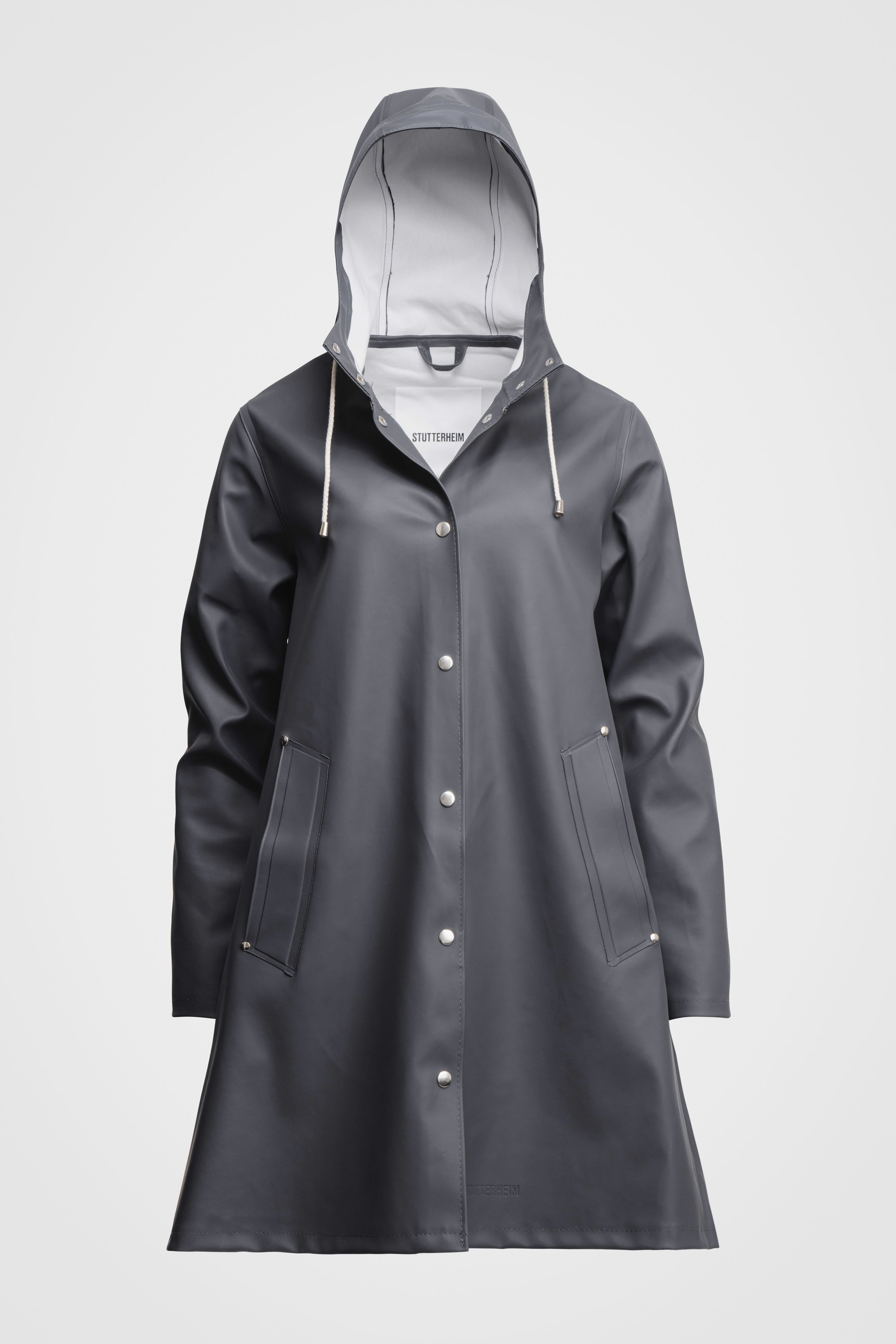 Mosebacke Raincoat Charcoal - 7