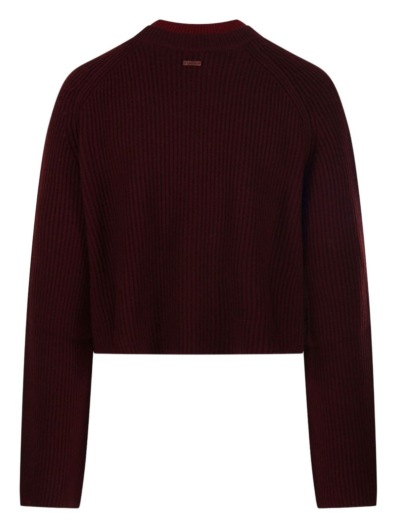 Max Mara ribbed cropped jumper outlook