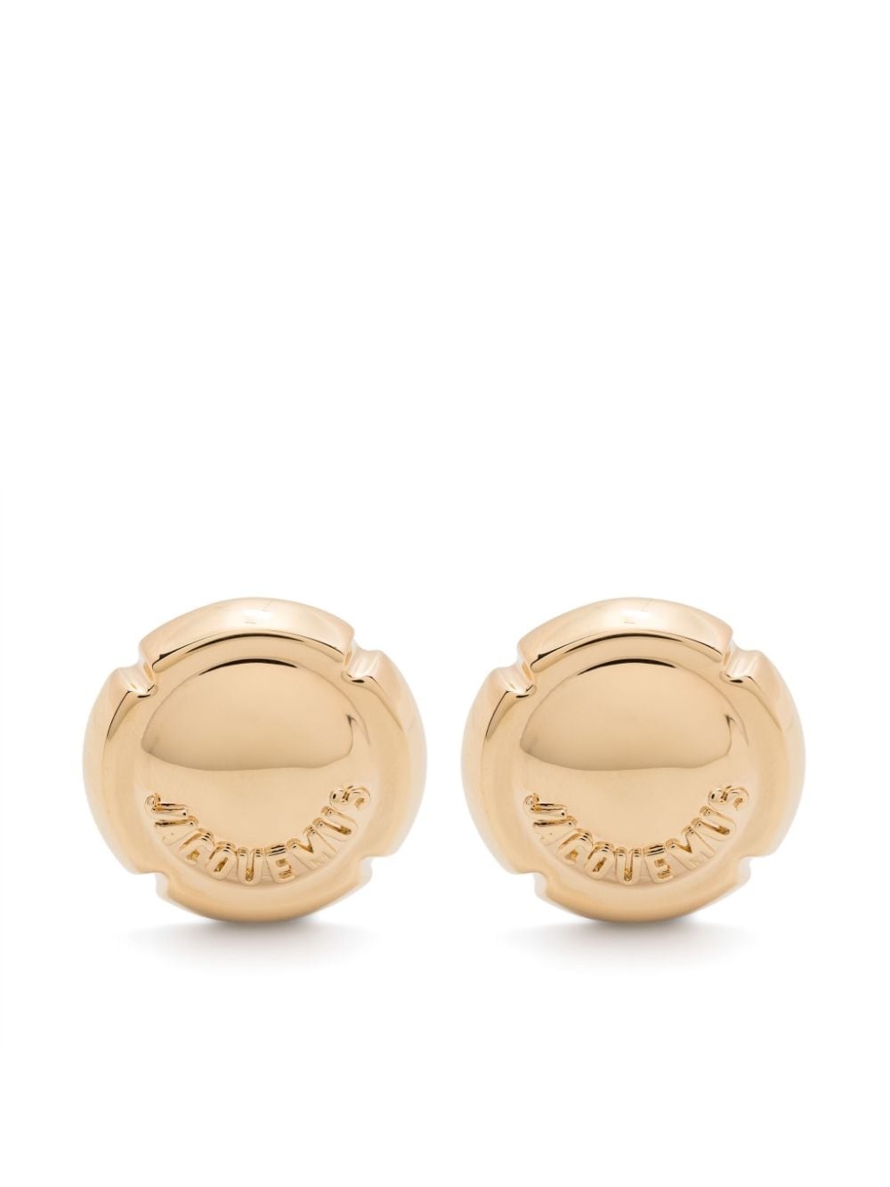 Les Festiva gold-plated stud earrings - 1