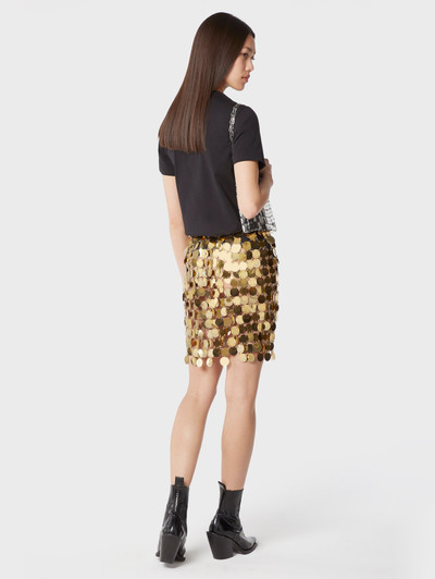 Paco Rabanne THE GOLD SPARKLE DISCS SKIRT outlook