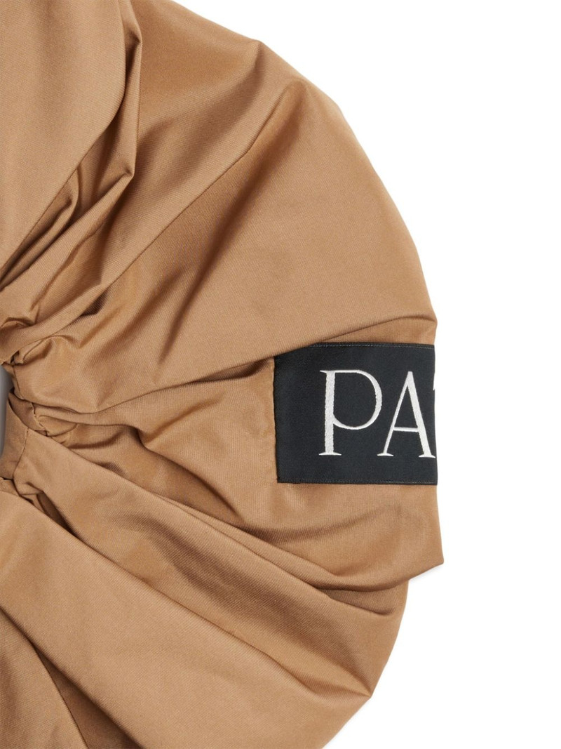 PATOU large Patou faille scrunchie outlook
