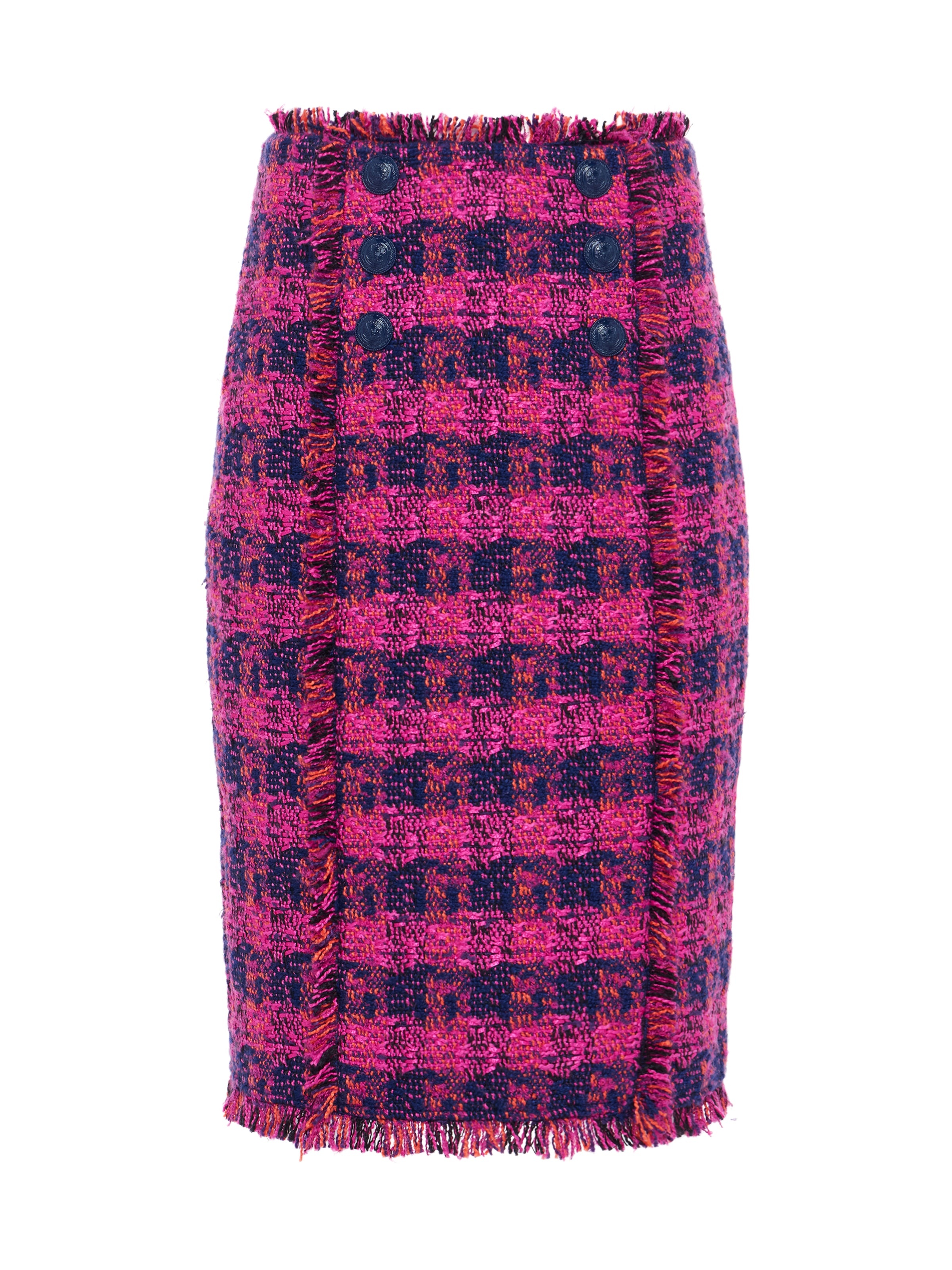 Kitty Tweed Pencil Skirt - 1