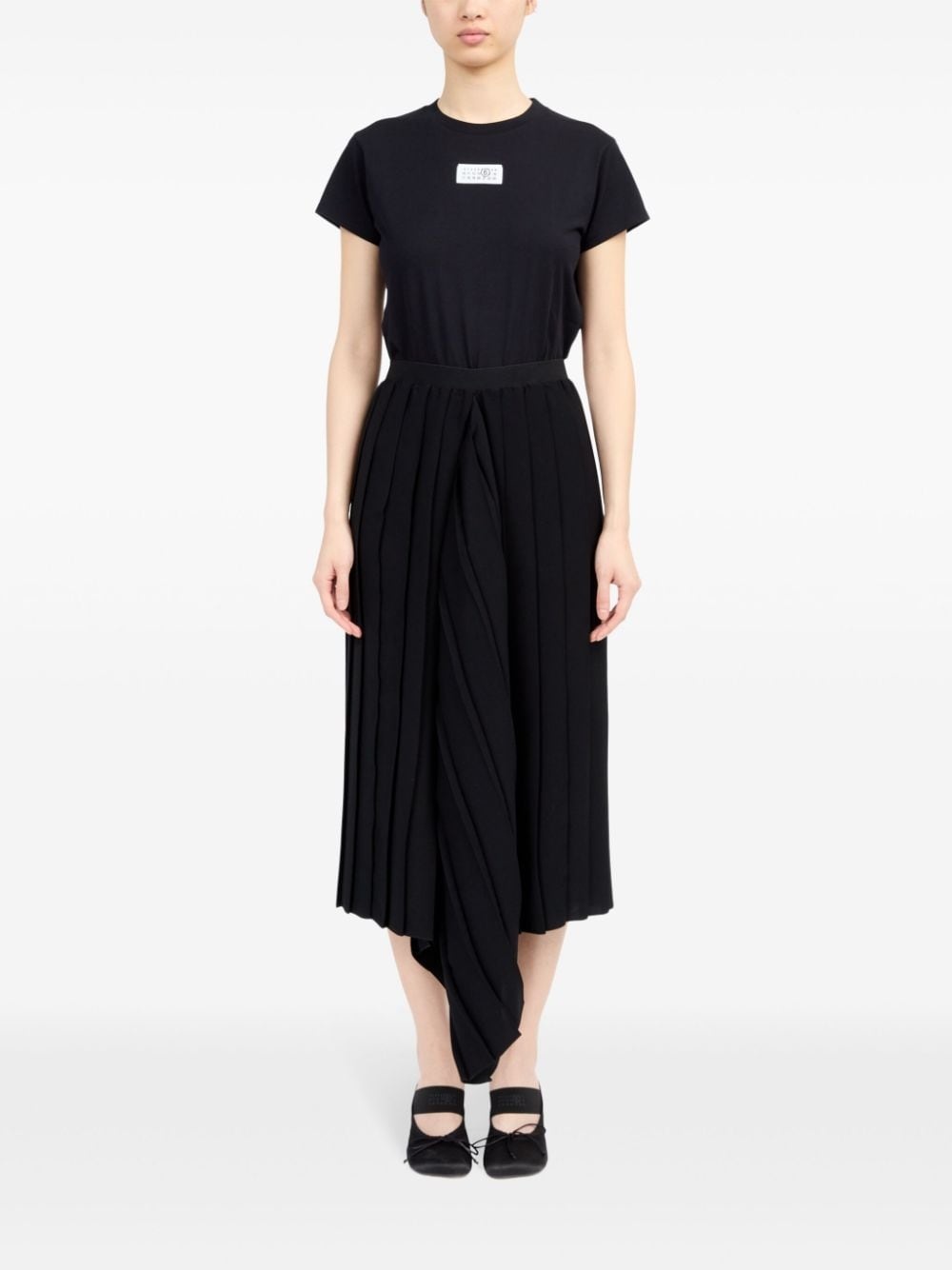 pleated midi skirt - 2