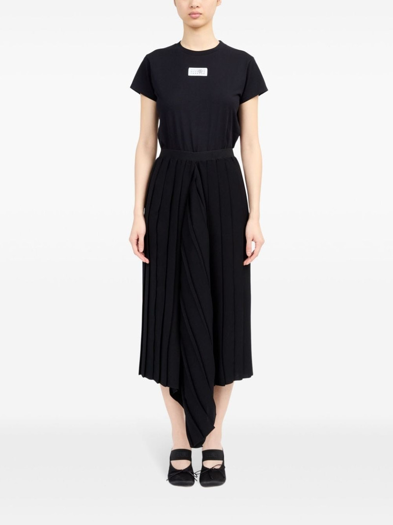 MM6 Maison Margiela pleated midi skirt outlook