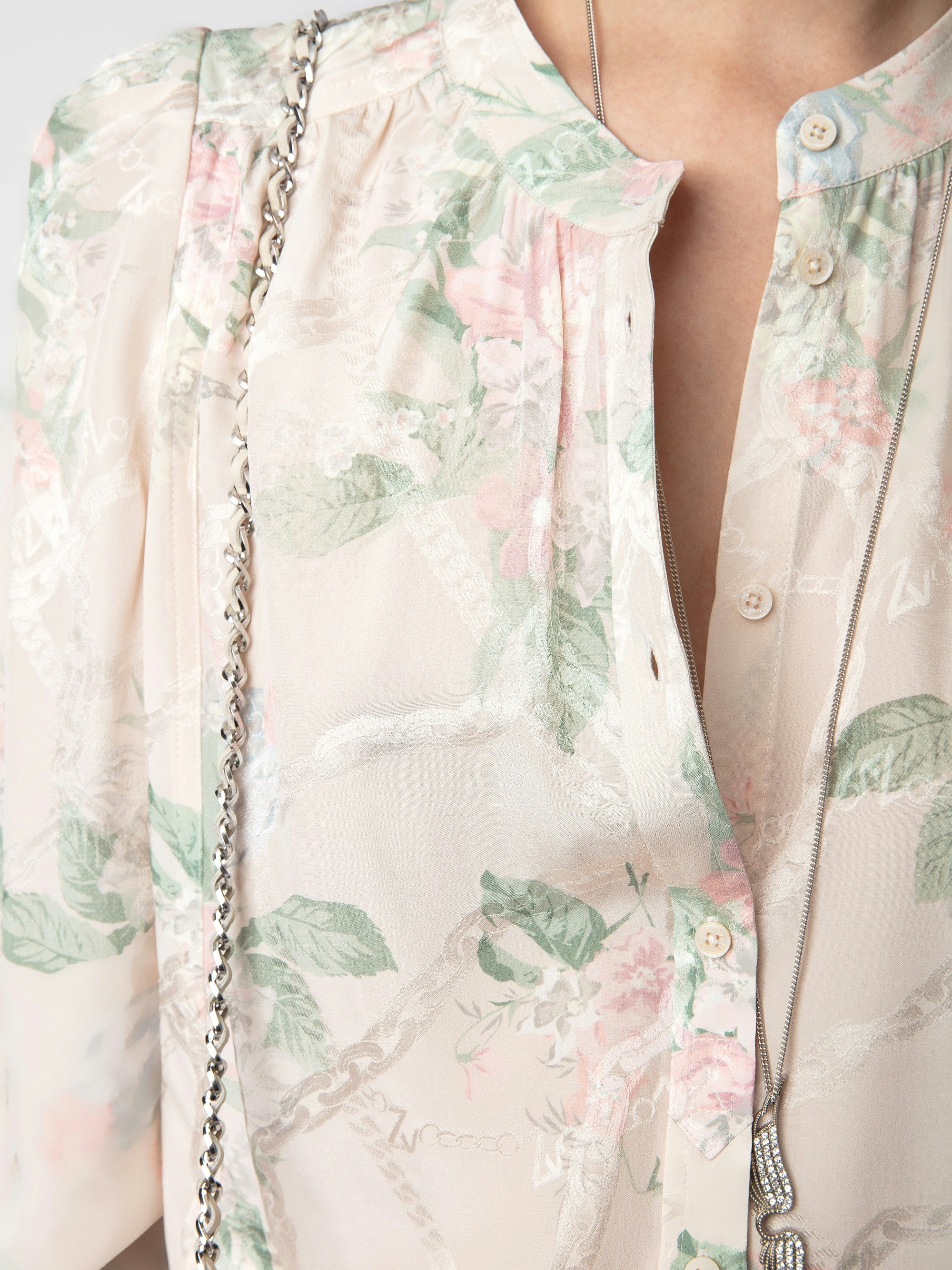 Tchin Satin Blouse - 4