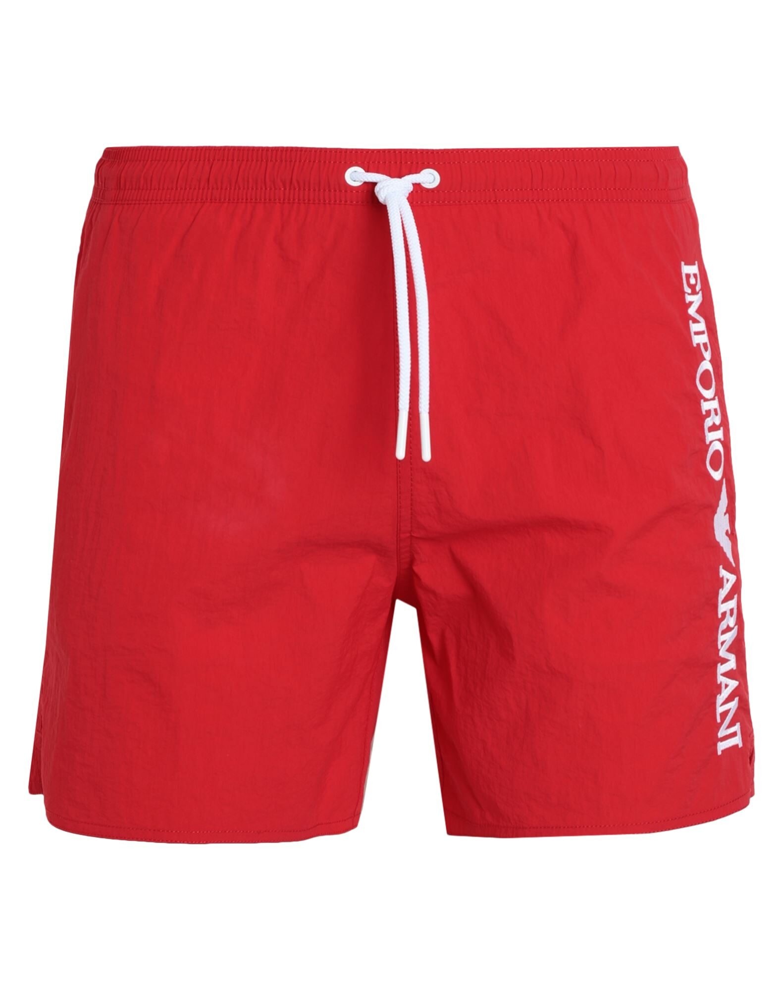 Red Men's Swim Shorts - 1