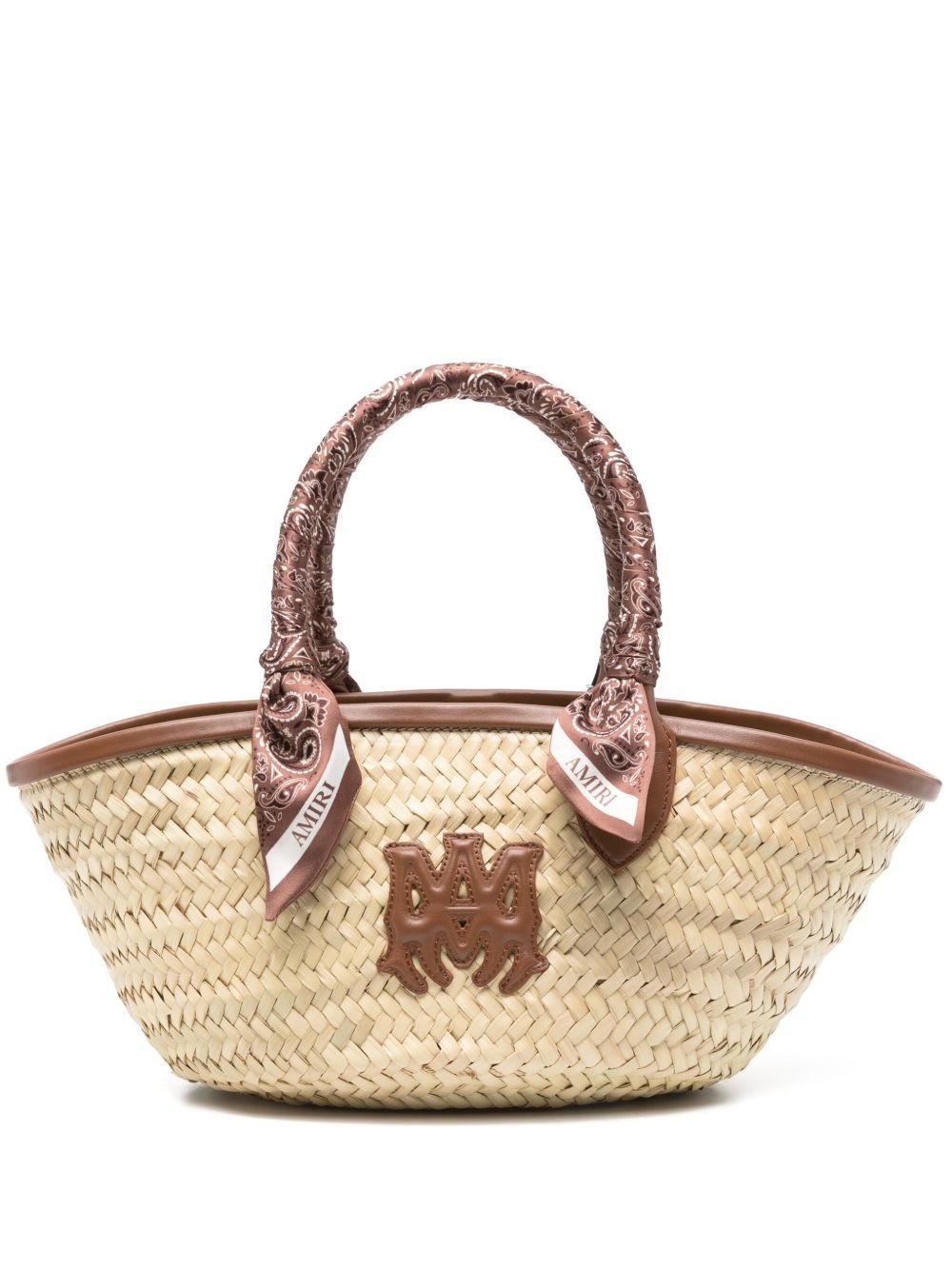 MA raffia tote bag - 1