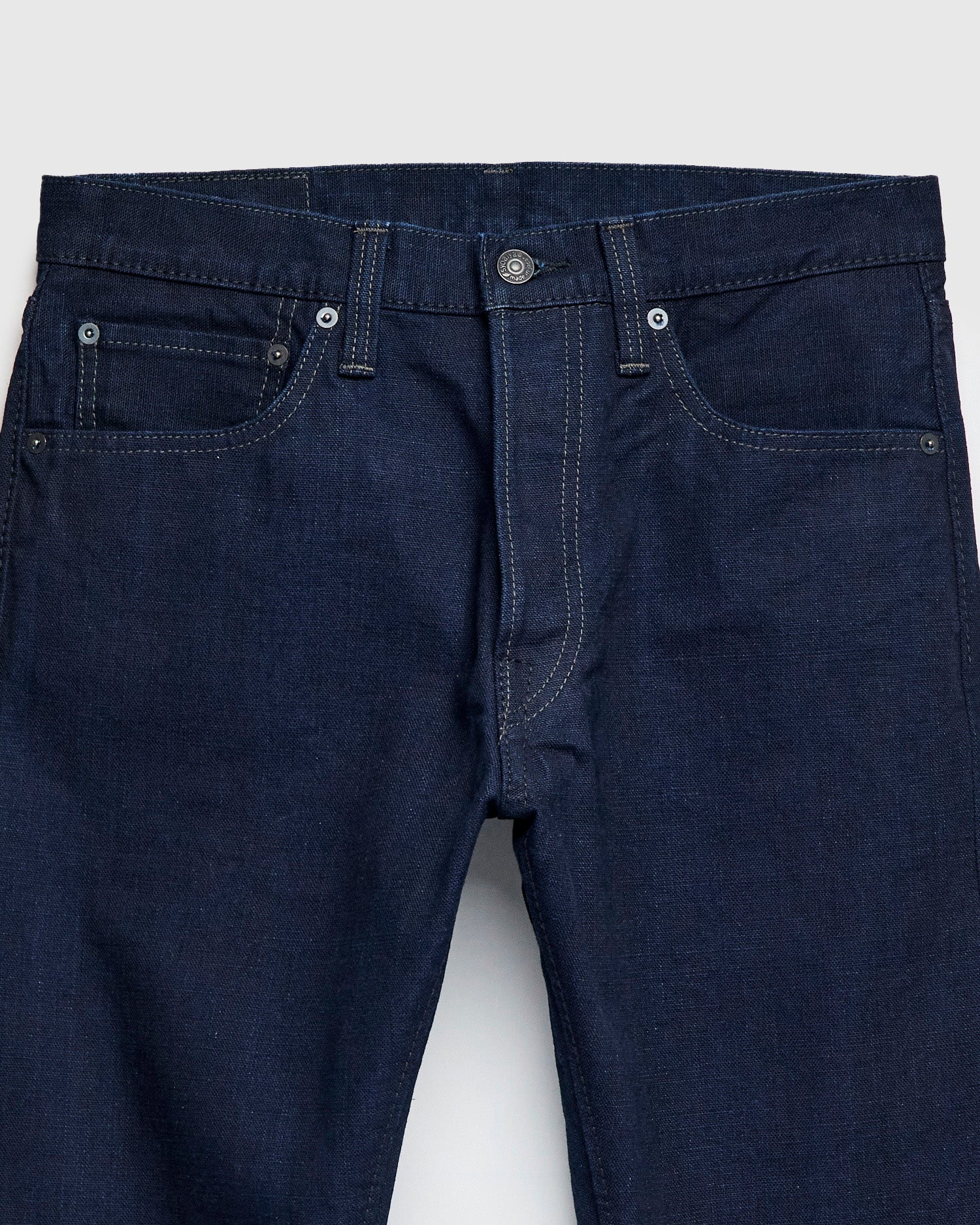 1175 "Double Indigo" 13.5oz Duck Canvas Pants - Relaxed Tapered Fit - 4