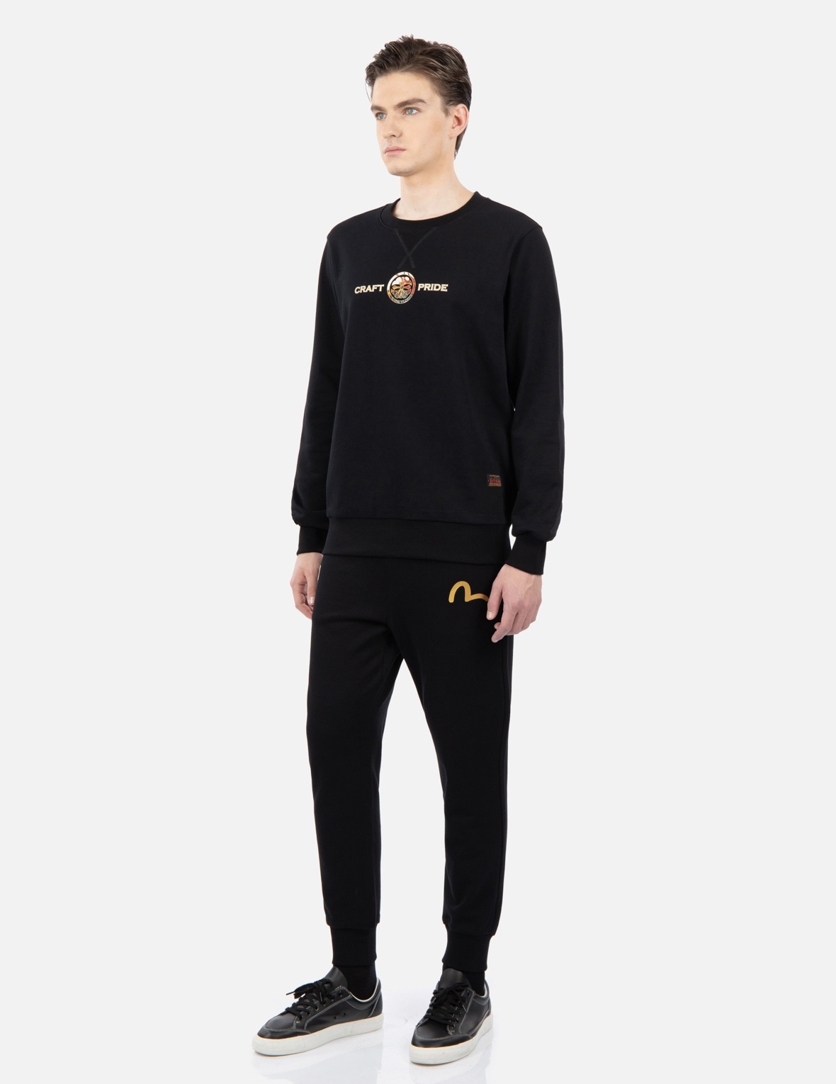 GRADATED DRAGON-DUO DAICOCK PRINT SWEATSHIRT - 4