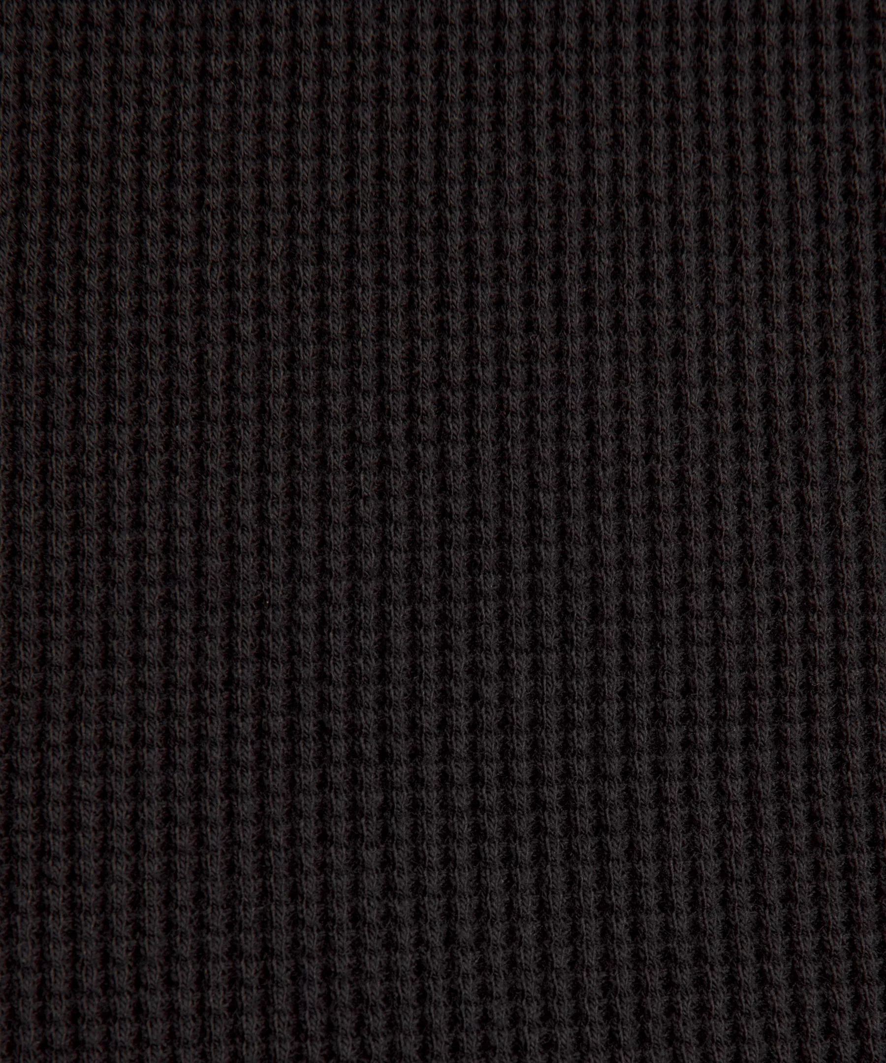 Cotton-Blend Waffle Knit Long-Sleeve Shirt - 6