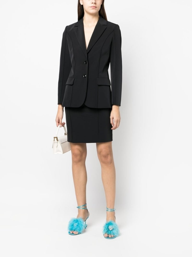 Moschino tailored single-breasted blazer outlook