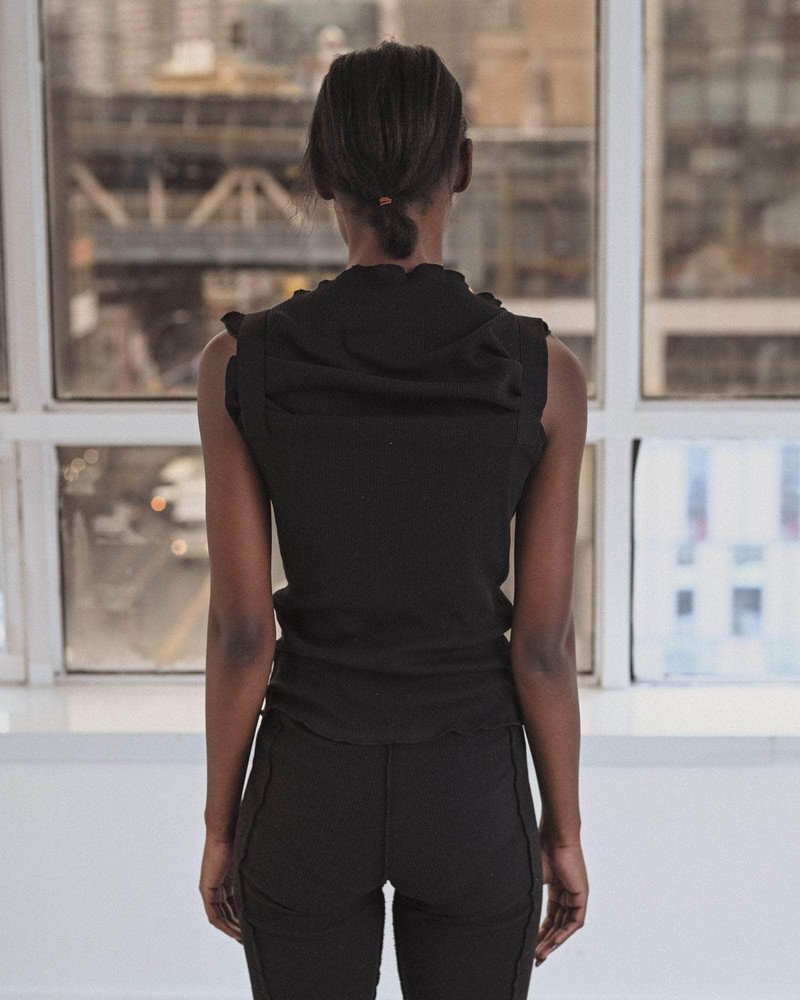 BASERANGE Lud Top - Recycled Cotton Rib outlook
