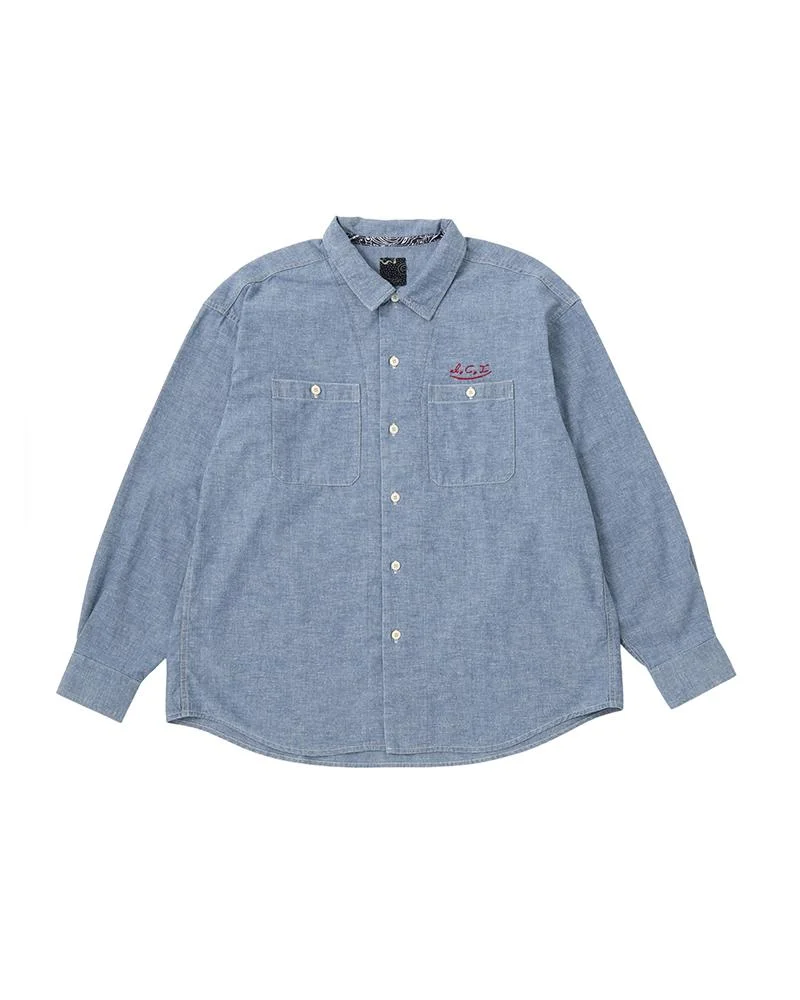 LUMBER CHAMBRAY L/S INDIGO - 1