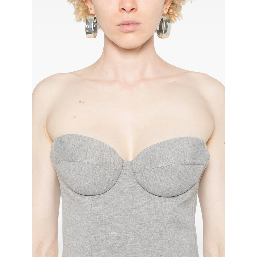GIUSEPPE DI MORABITO - Giuseppe Di Morabito Grey Tops - Vests & Tank Tops Women - 4