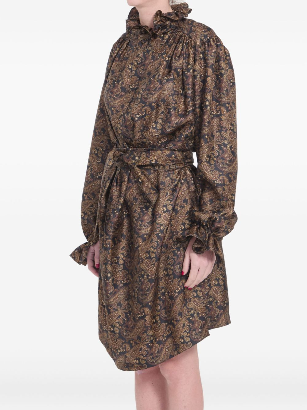 paisley-print dress - 4