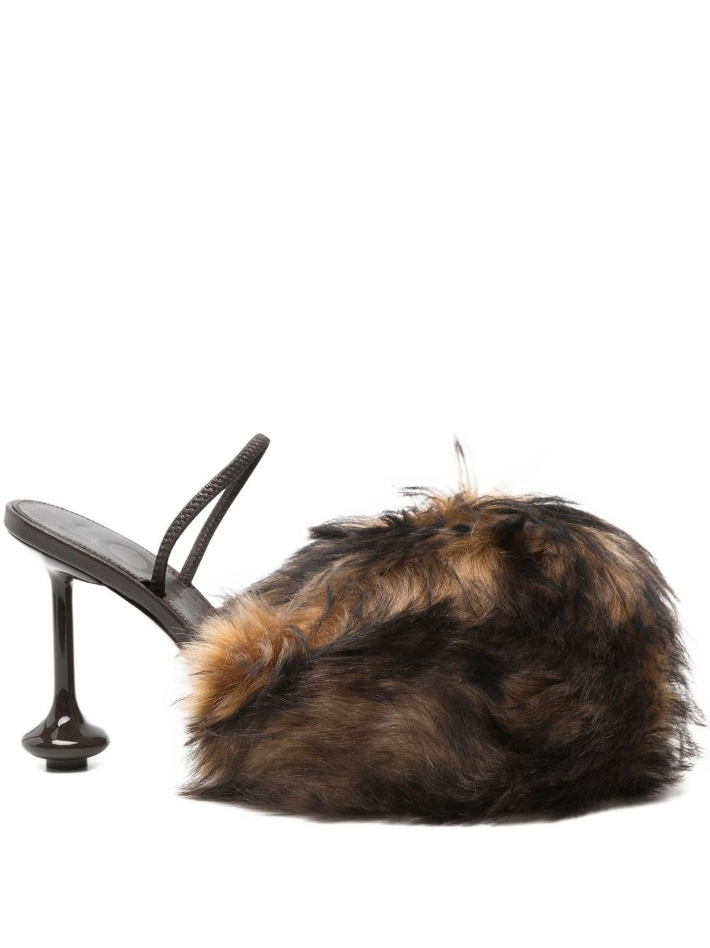 Toy shearling heel sandals - 1