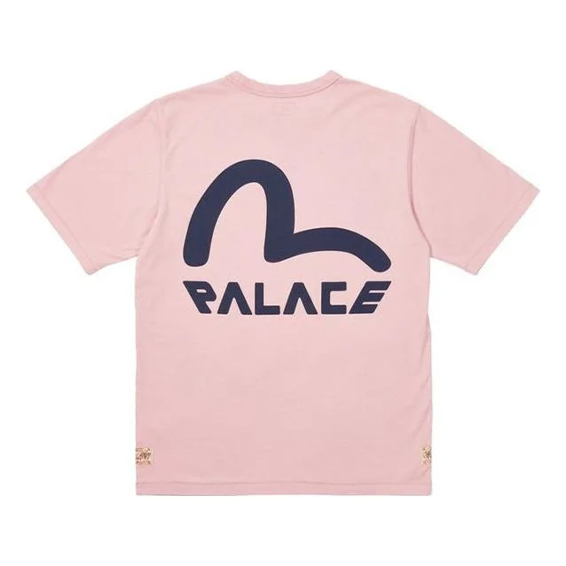 Palace X Evisu FW21 Seagull T-Shirt Pink Nectar Logo T-Shirt 'Pink' P21EVTS005 - 1