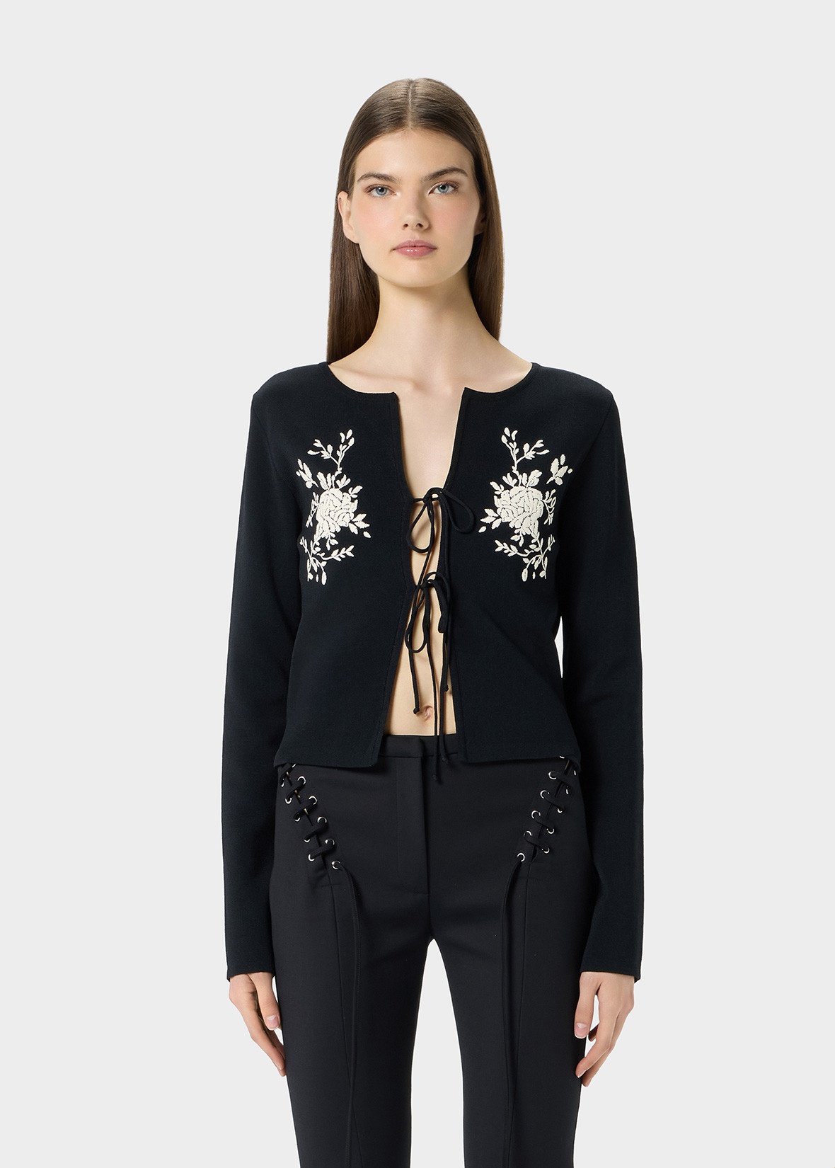 CARDIGAN WITH FLORAL PRINT - 3