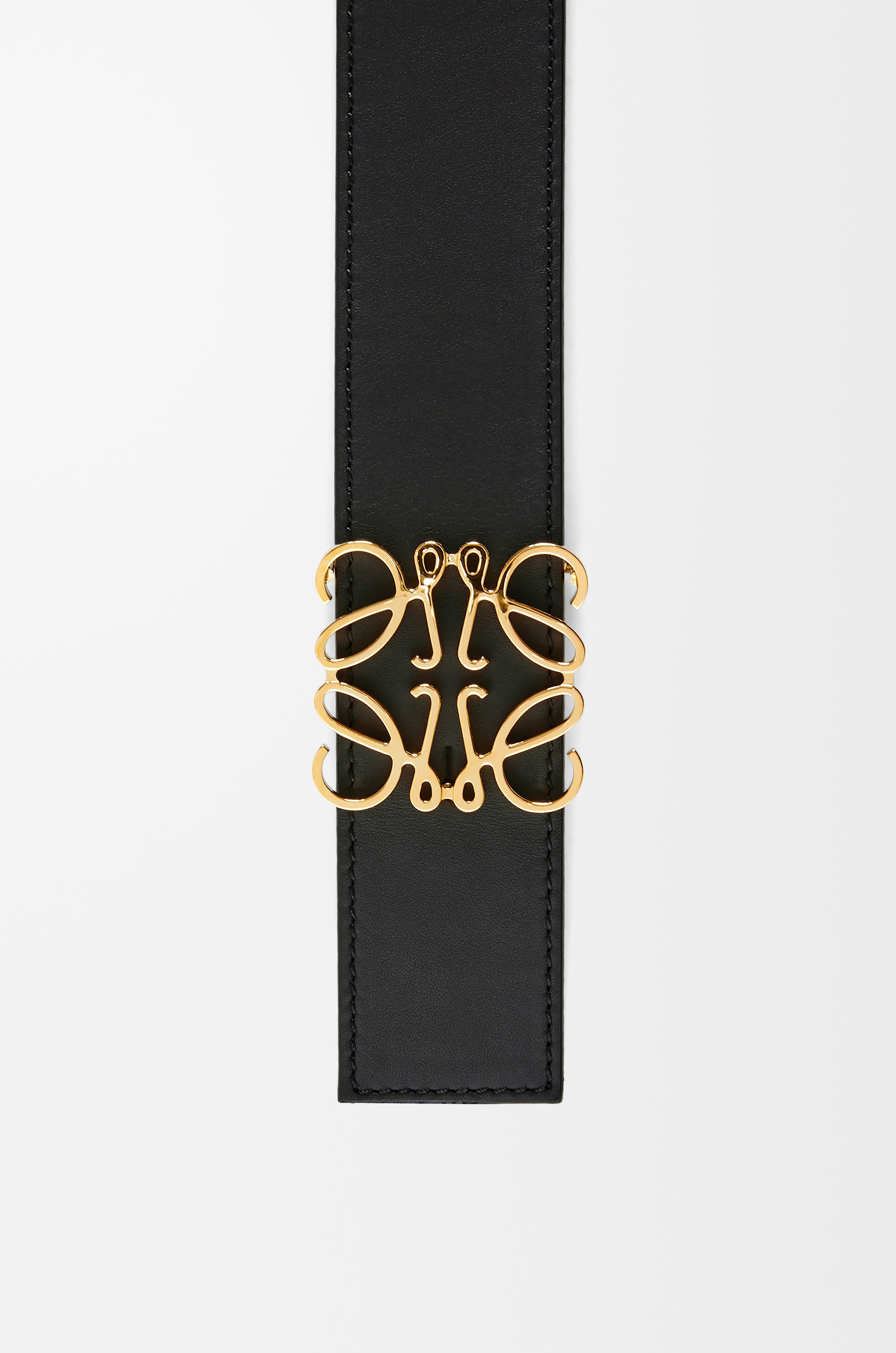 Reversible Anagram belt in smooth calfskin - 4