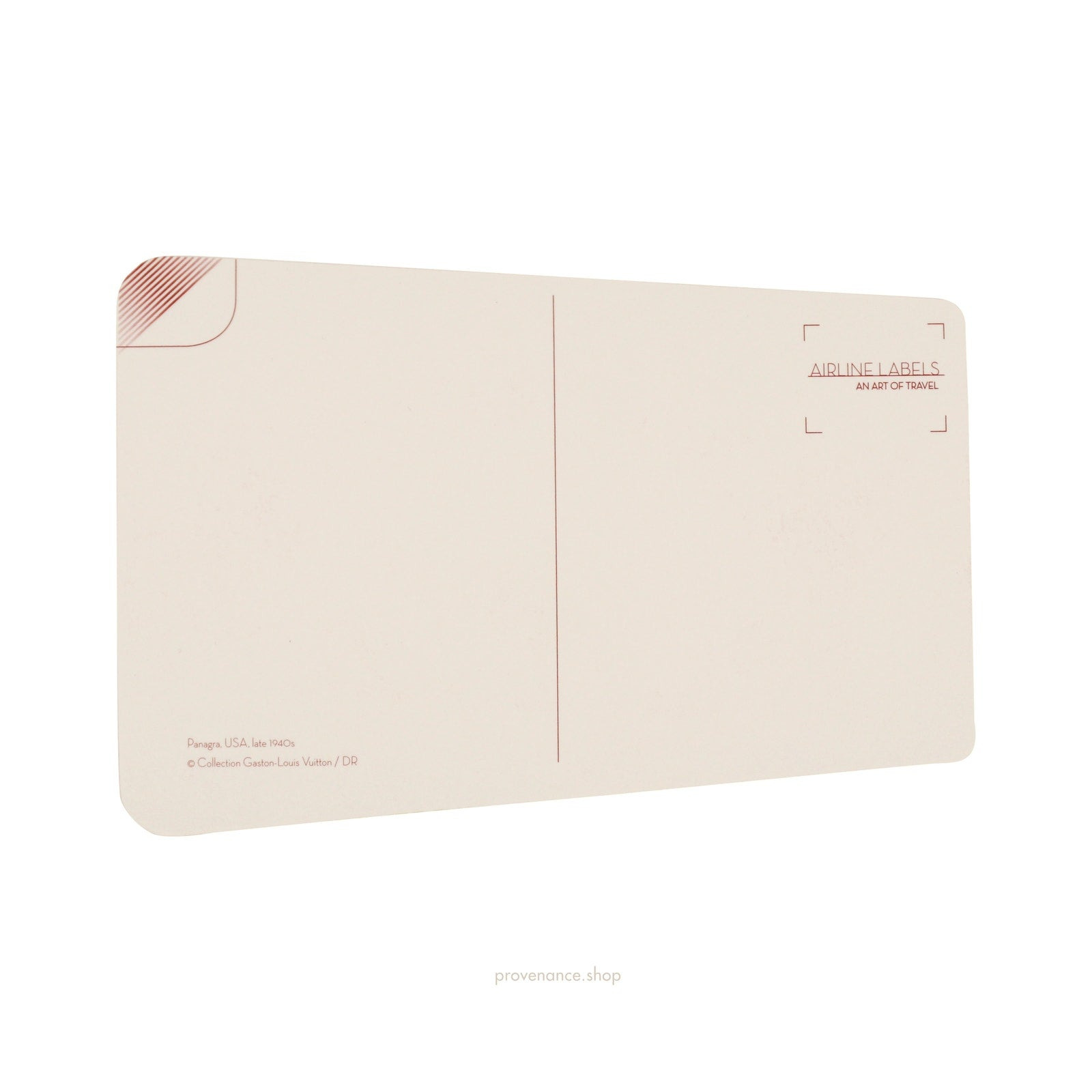 Airline Label Postcard Sticker- PANAGRA - 2