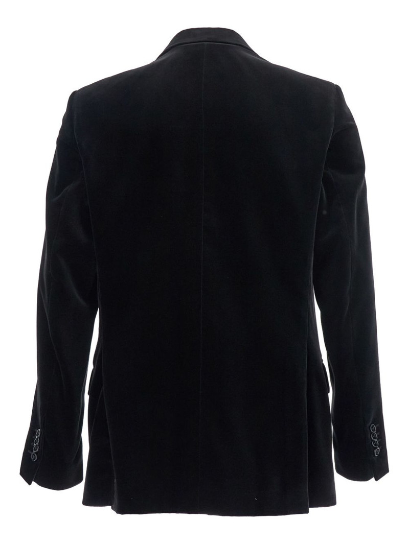 LARDINI single-breasted velvet jacket outlook