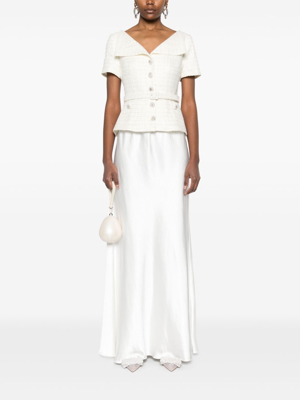 panelled maxi dress - 2