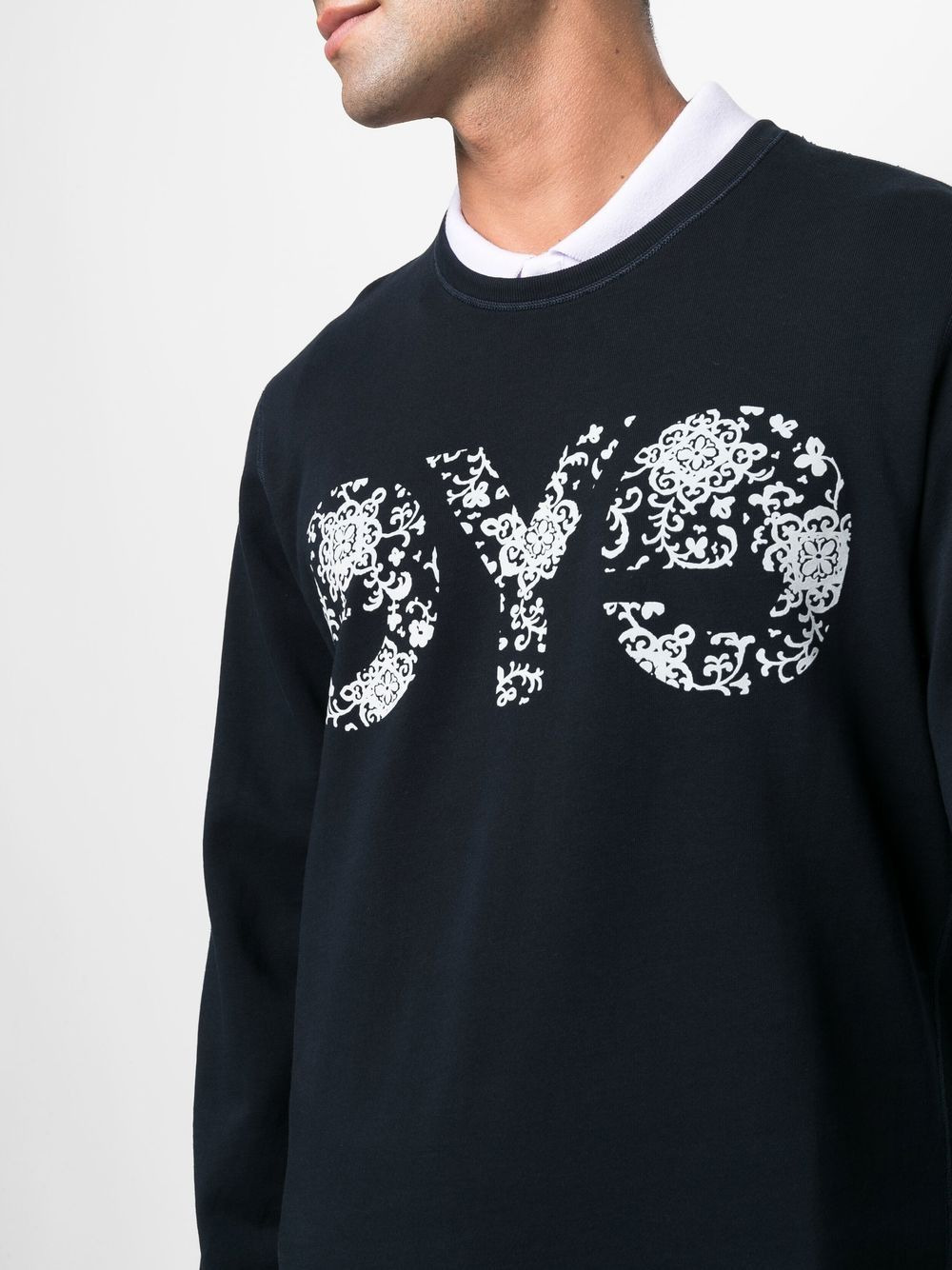 logo-print cotton sweatshirt - 5