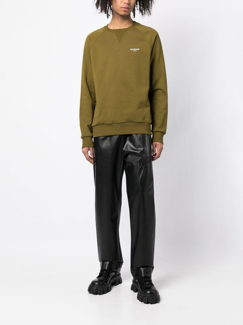 Balmain logo-print sweatshirt outlook