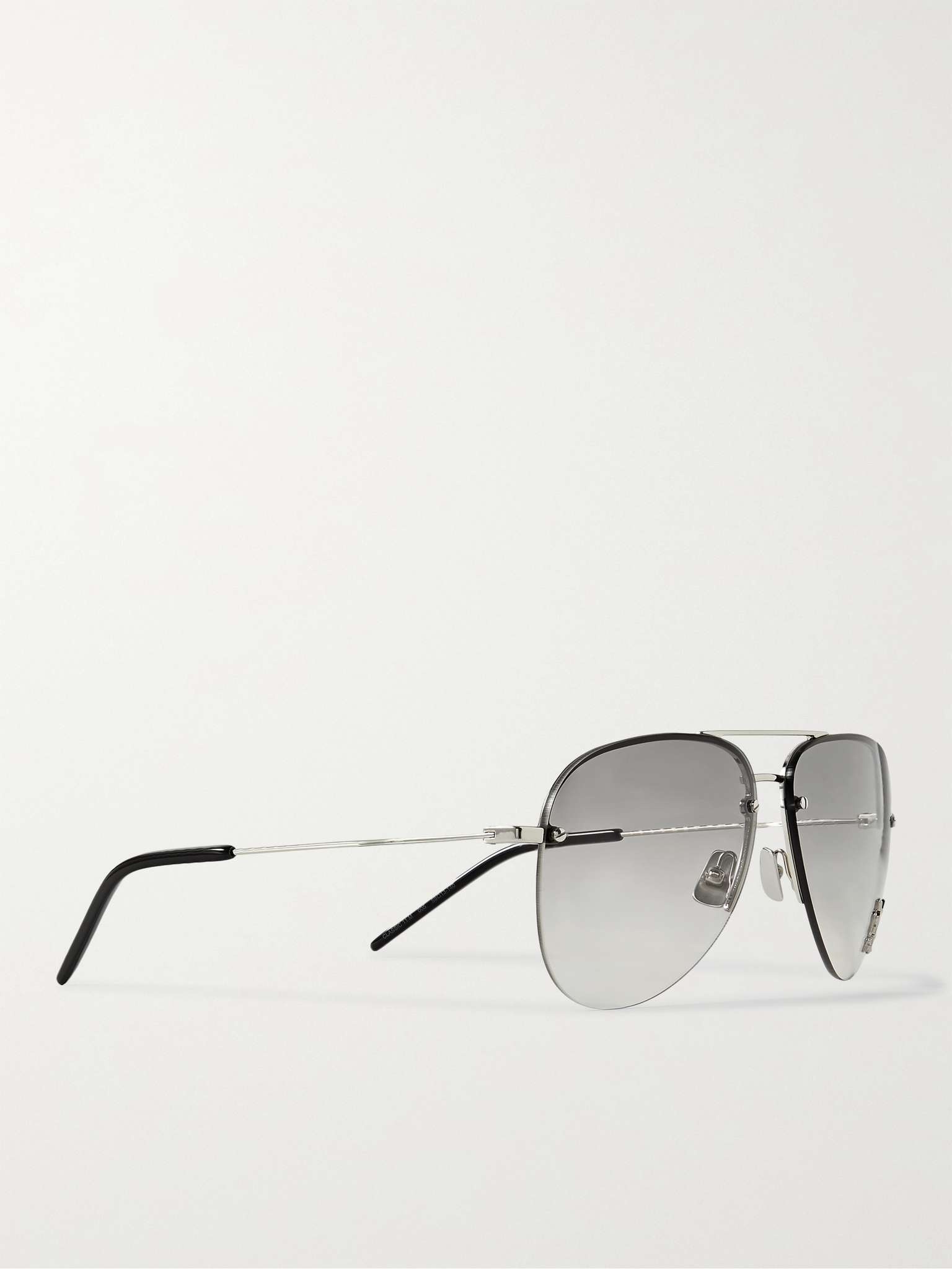 Rimless Aviator-Style Gold-Tone Sunglasses - 3