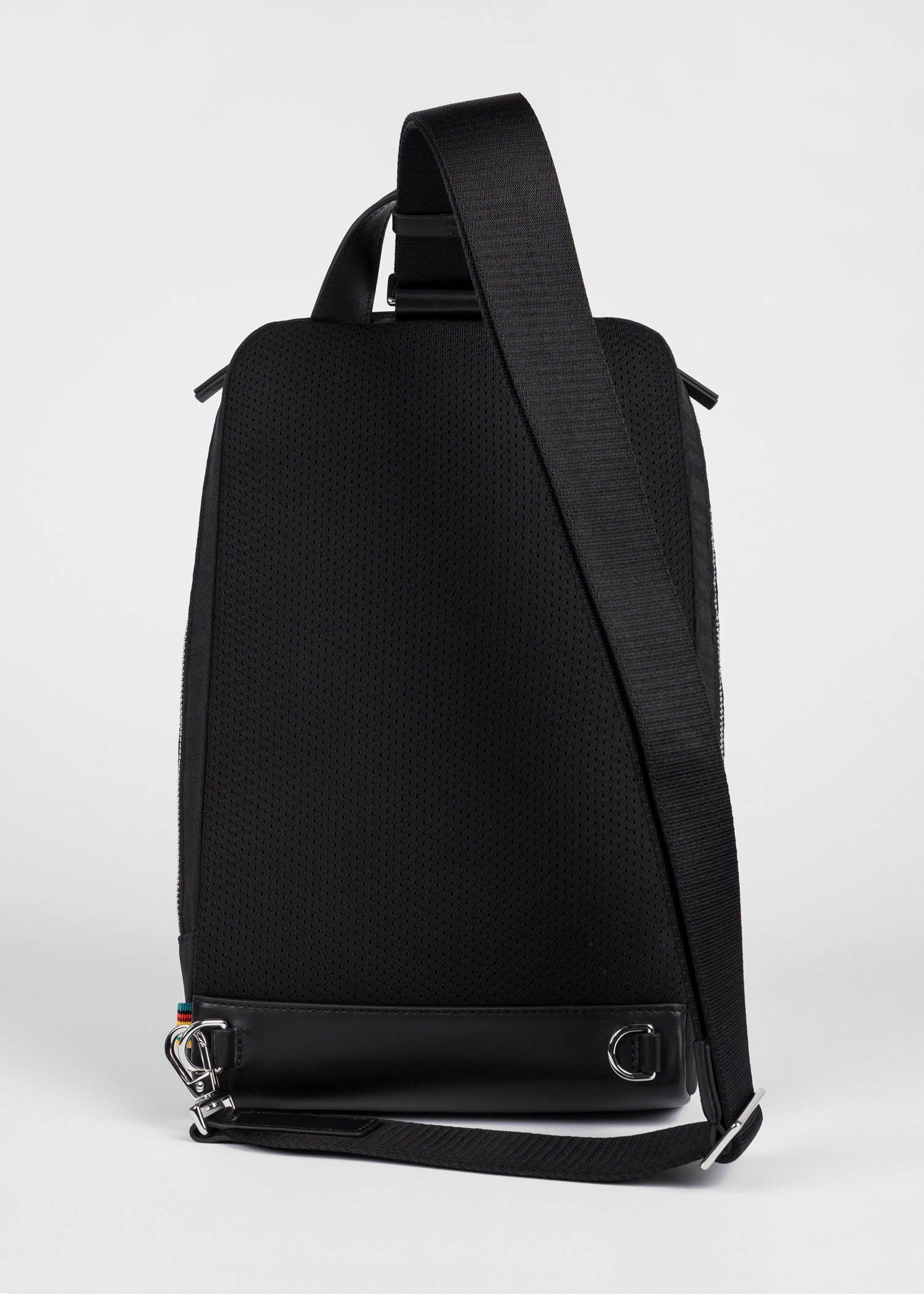 Black 'Shadow Stripe' Sling Pack - 7