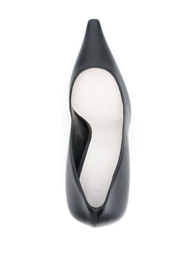 metallic-heel pointed-toe pumps 4