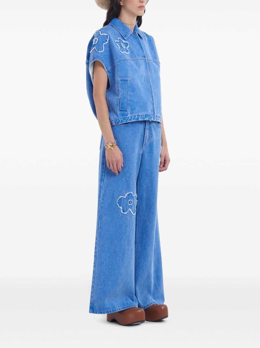 wide-leg jeans - 3