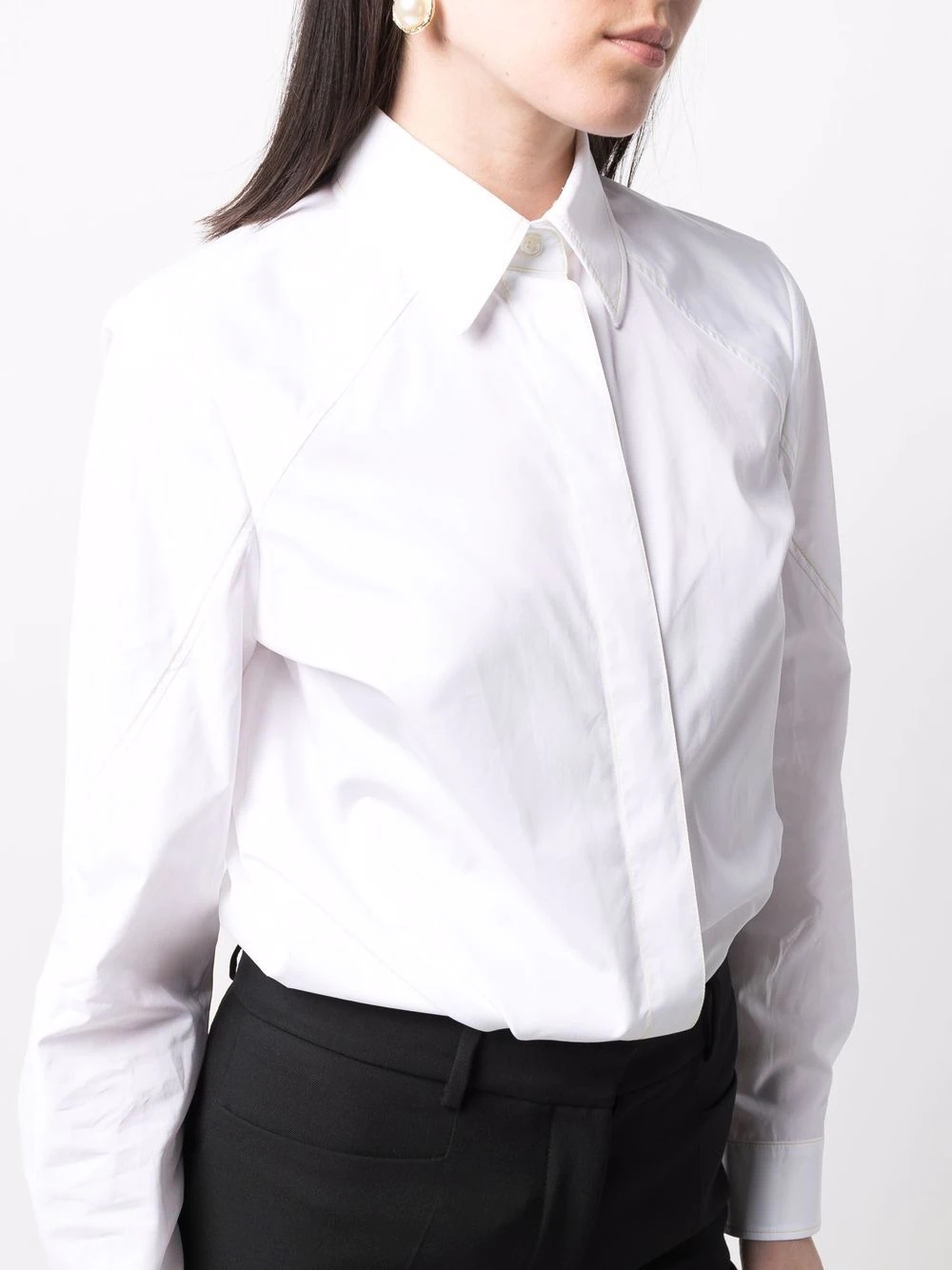 long-sleeve cotton shirt - 5