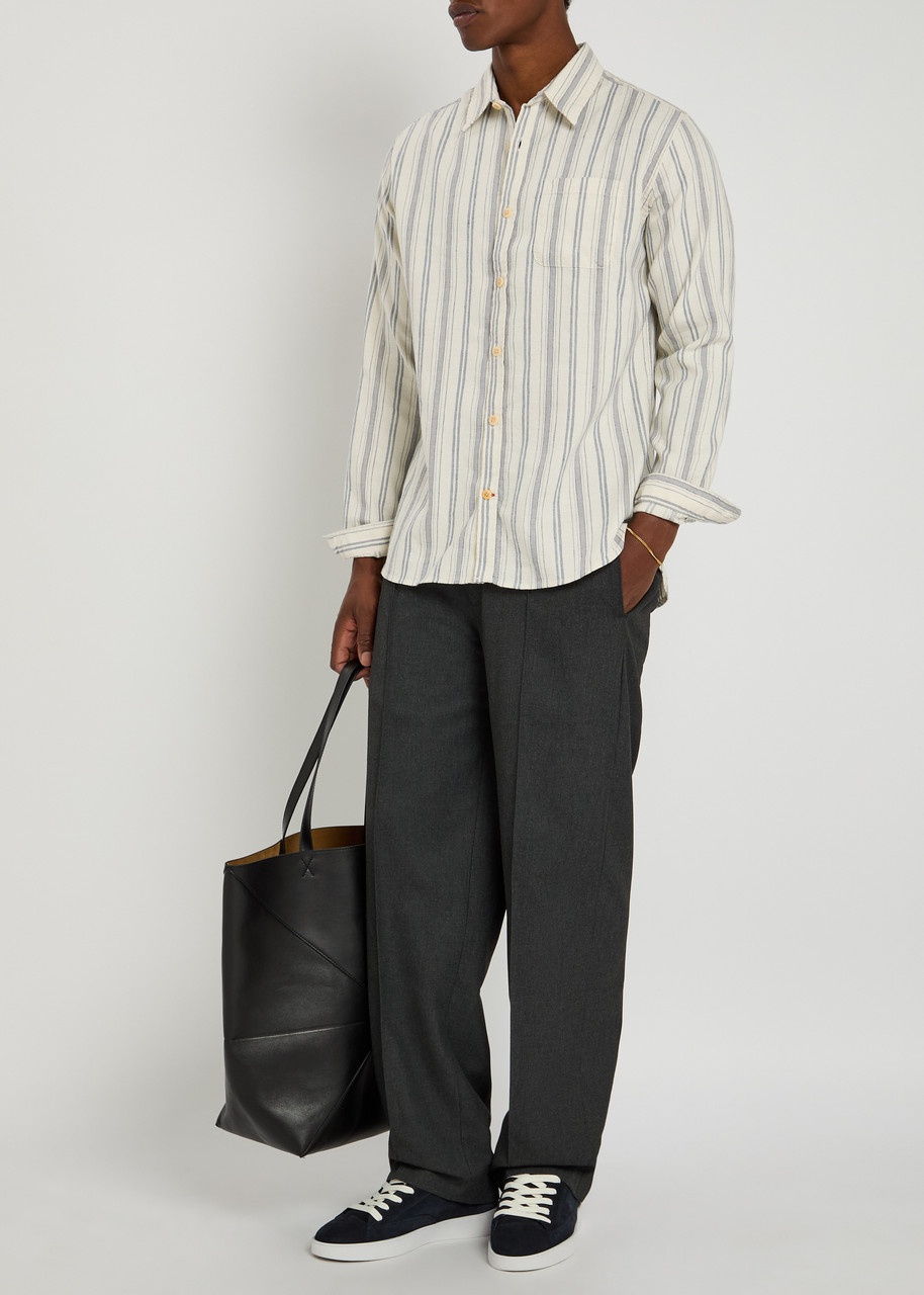 Oliver Spencer New York Special Striped Linen-blend Shirt - 4