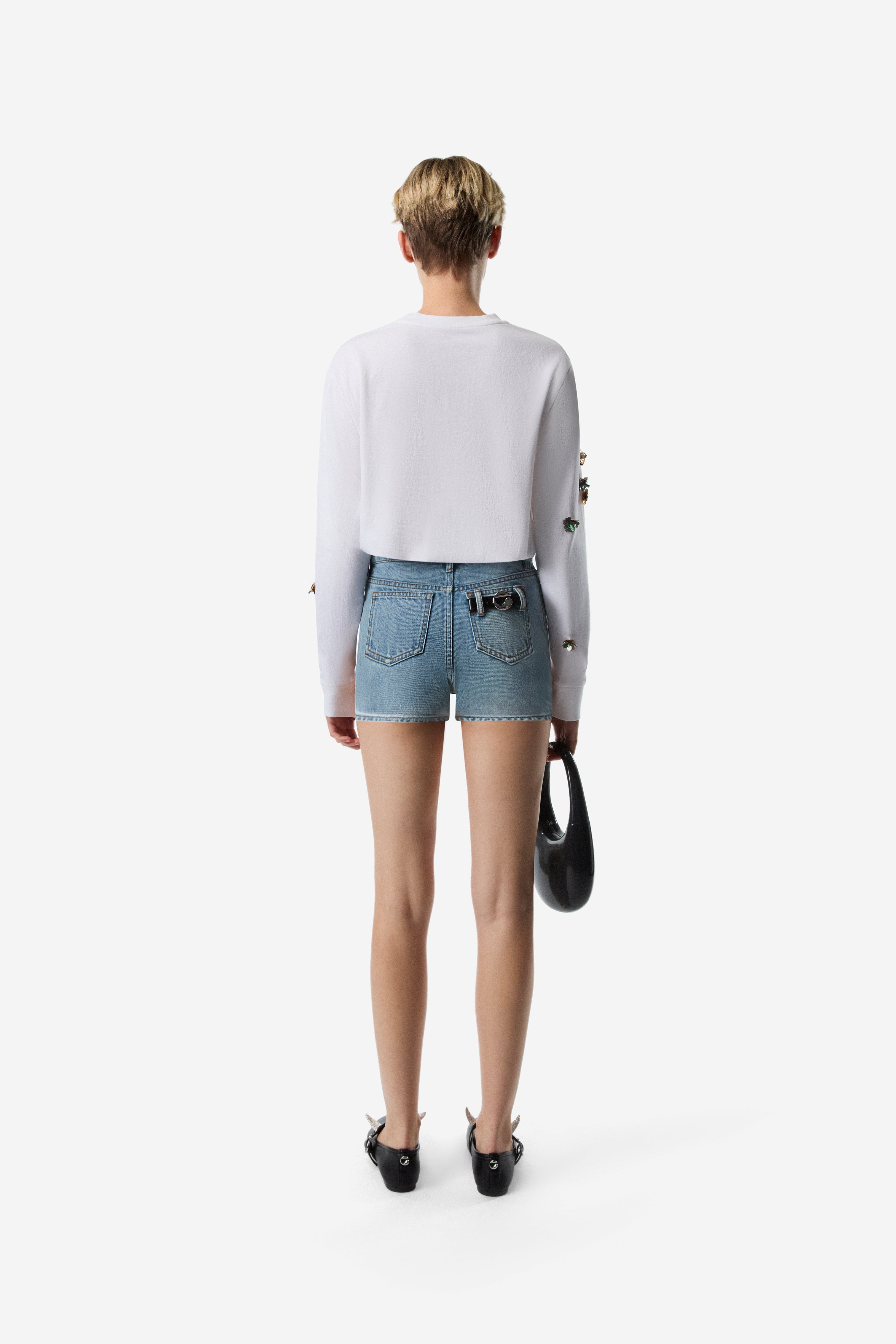 Disney X Coperni Crown Denim Short - 3