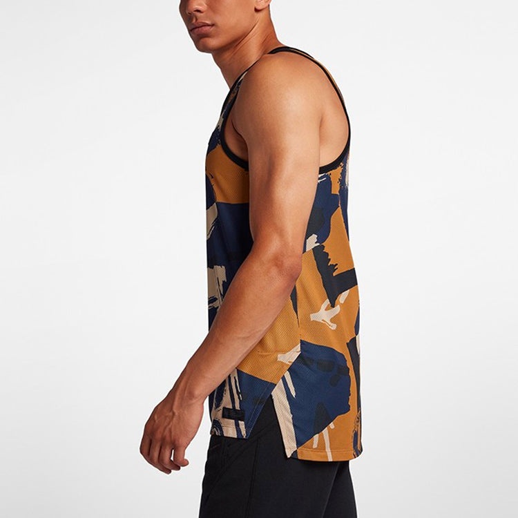 Nike KD Durant Men's Basketball Sports Casual Vest Men's Blue/Yellow 926265-410 - 6