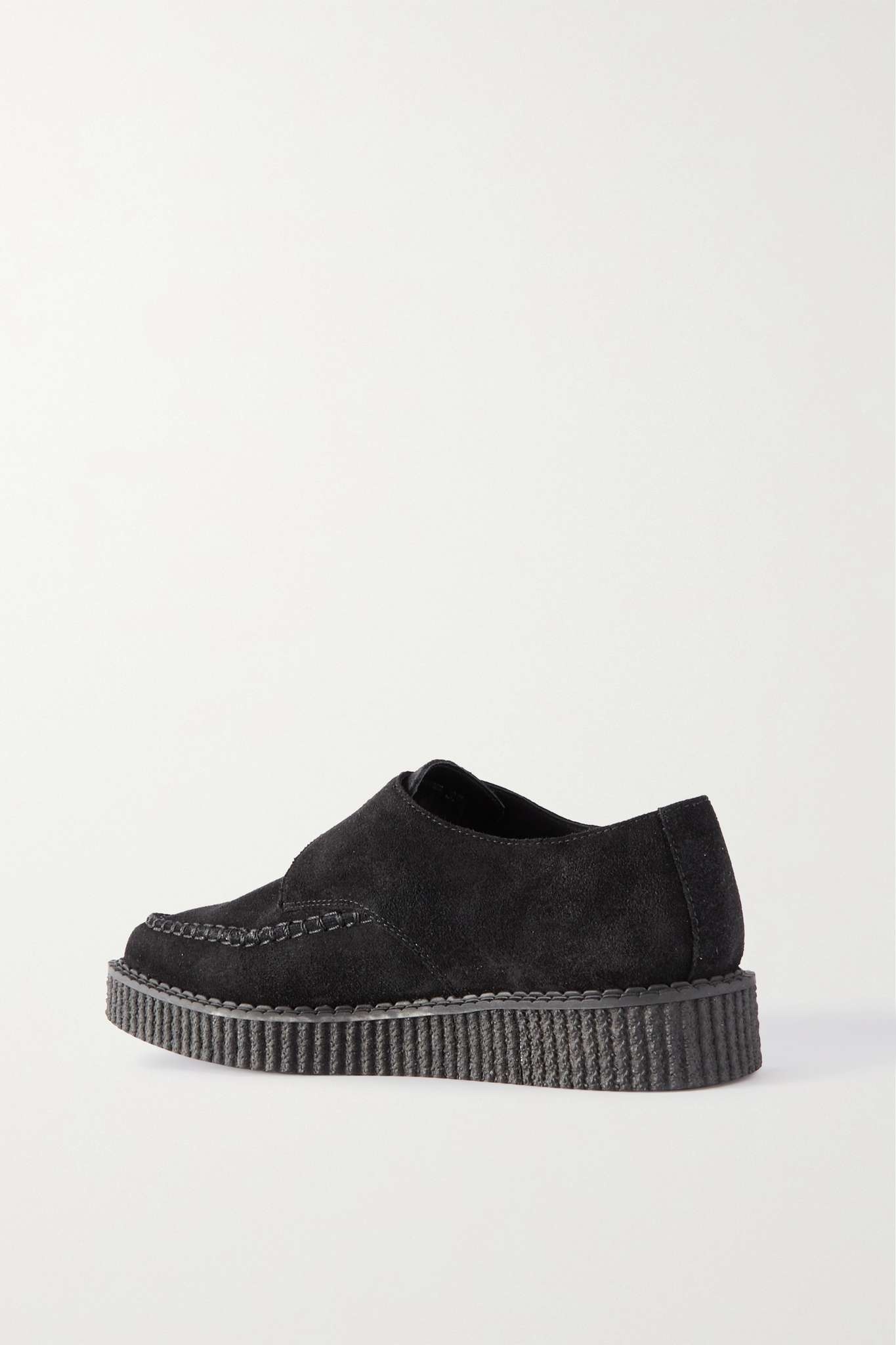 Suede platform shoes - 3