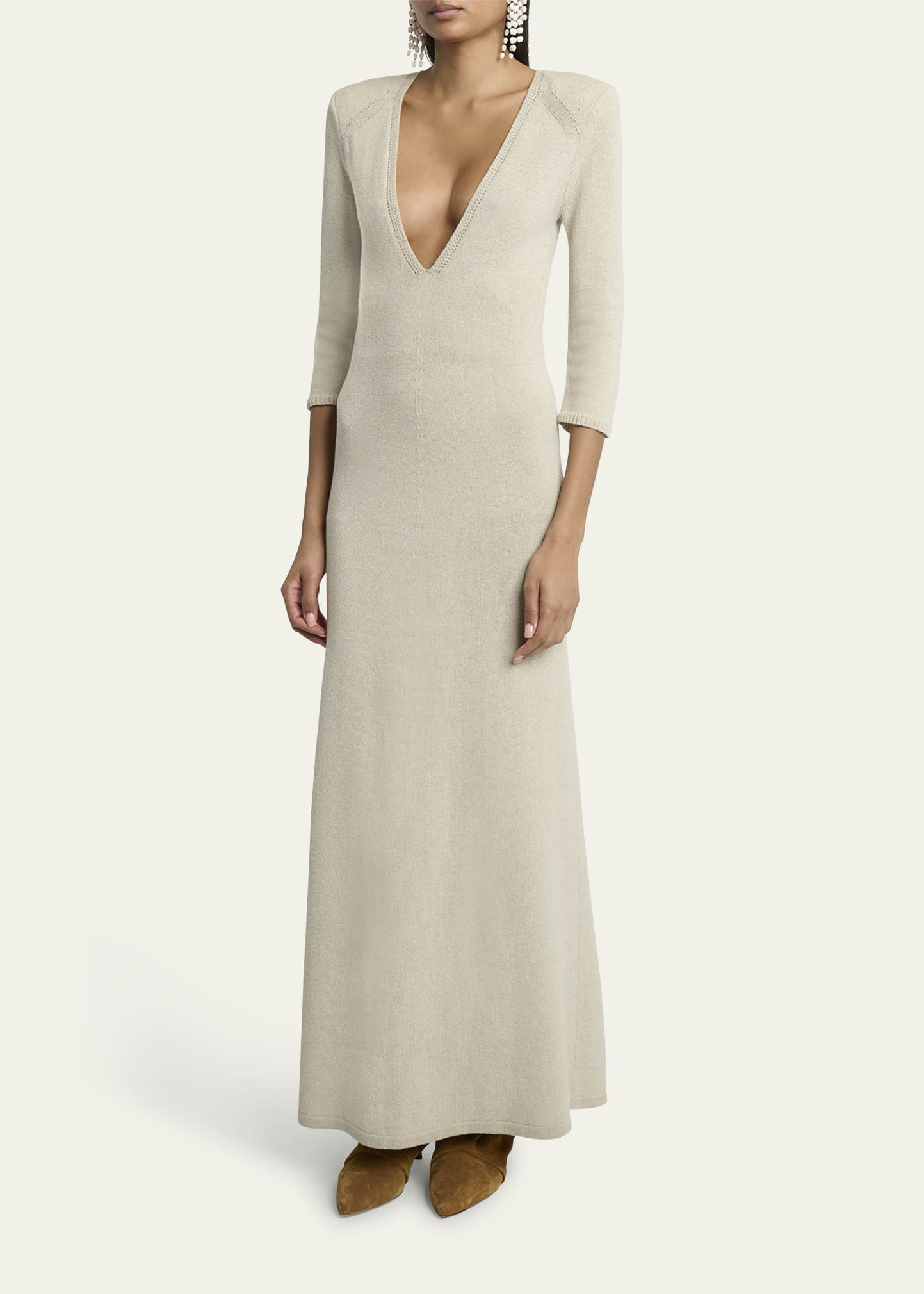 Salina Fluid Tailoring Wool Dress - 4