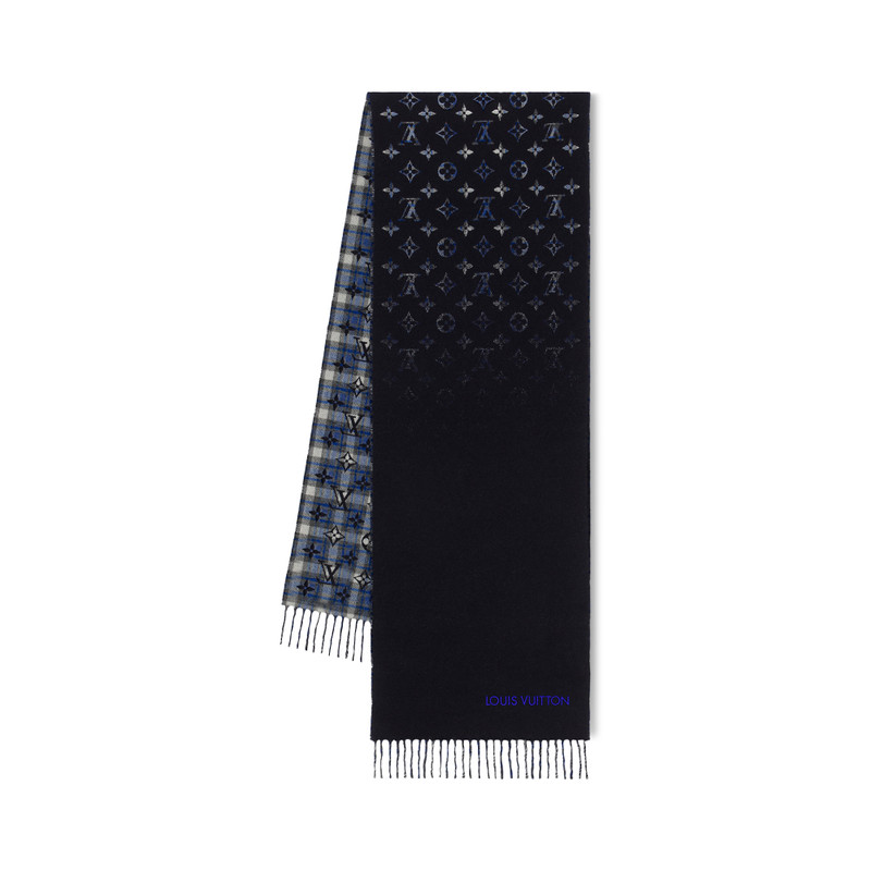 Monogram Gradient Tartan City Scarf 1