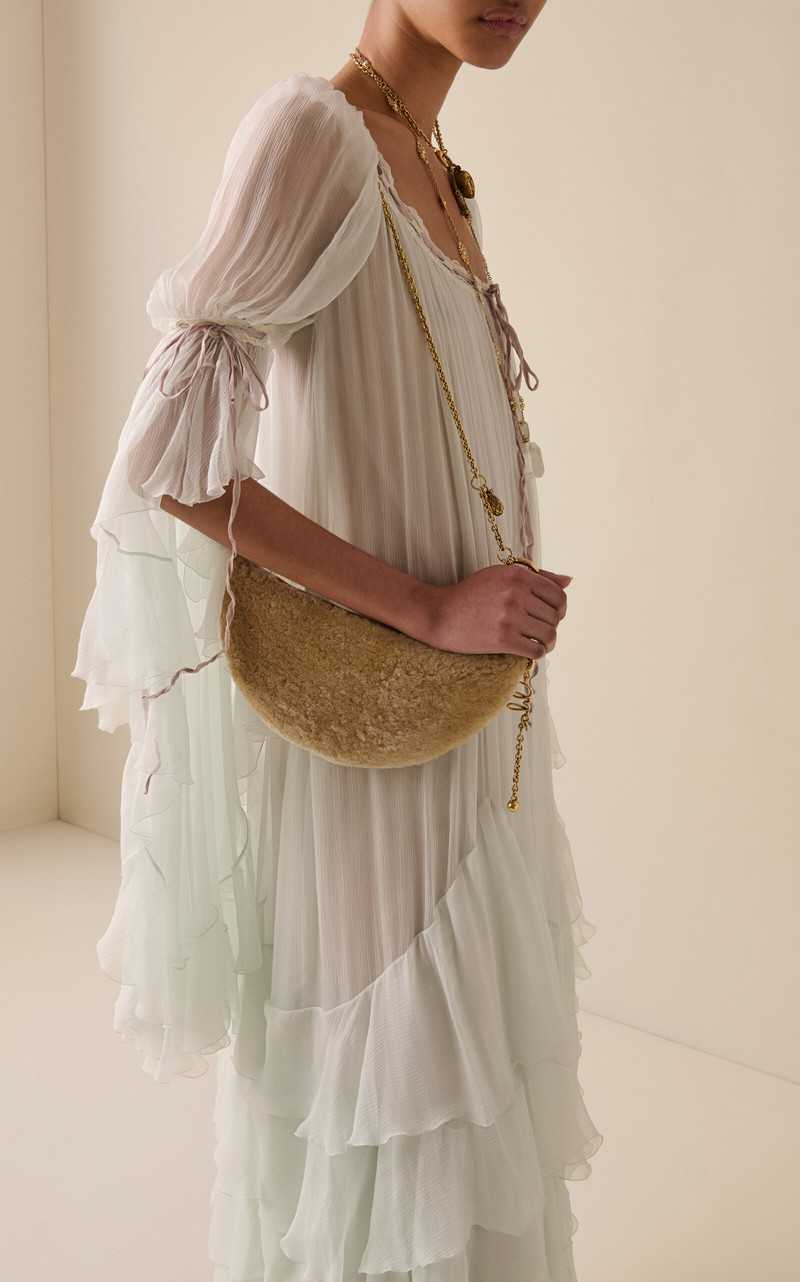 Chloé Chloé Icons Shearling Bag neutral outlook