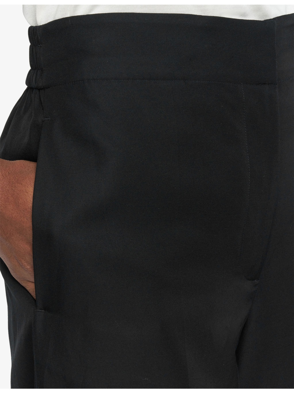 Thurlow Wide-Leg High-Rise Silk and Cotton-Blend Trousers - 5