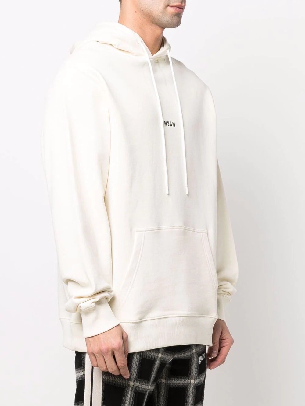 logo-print long-sleeve hoodie - 3