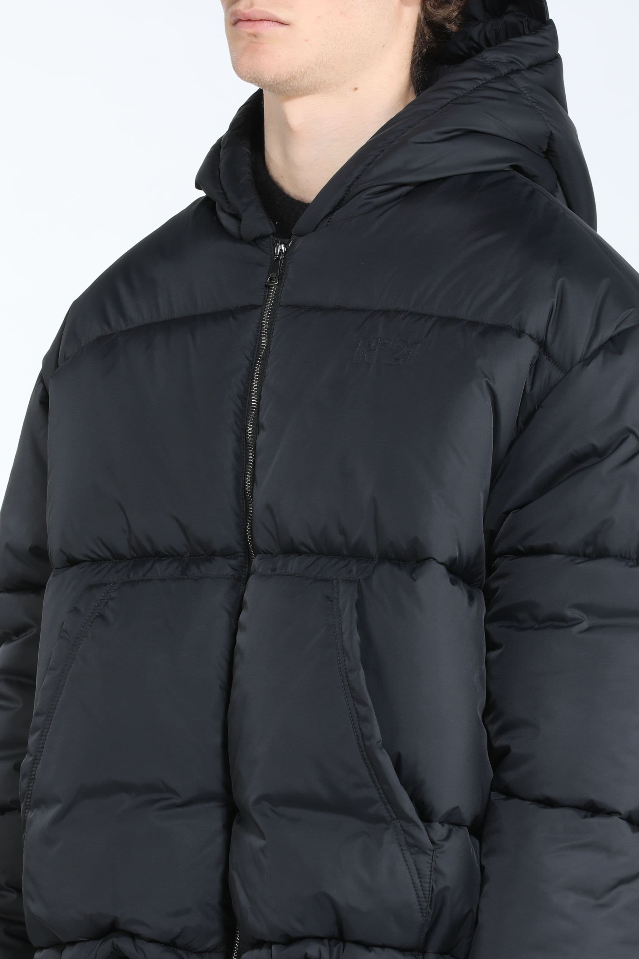 PADDED HOODED COAT - 5