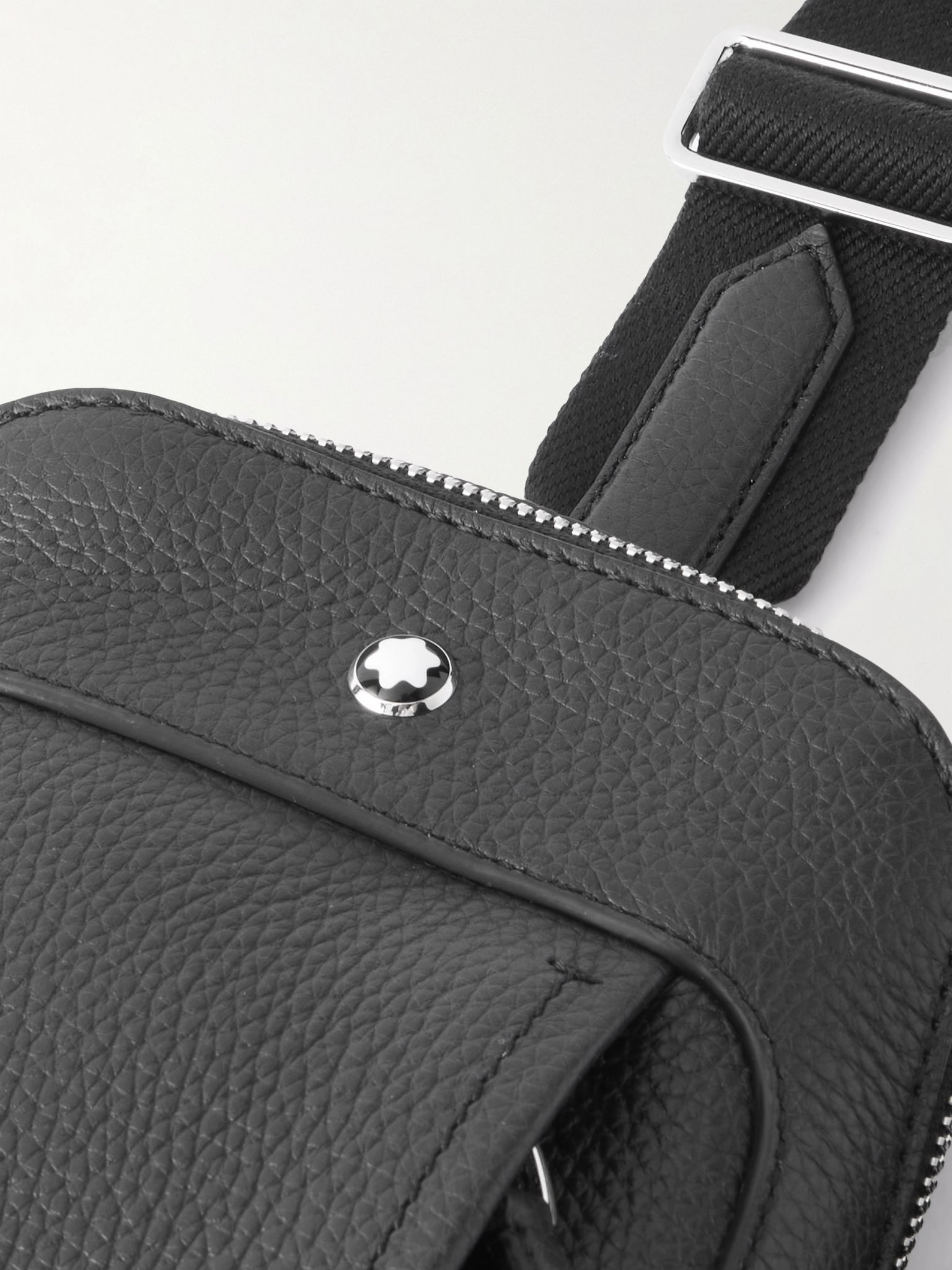 Extreme 3.0 Full-Grain Leather Sling Backpack Black - 4