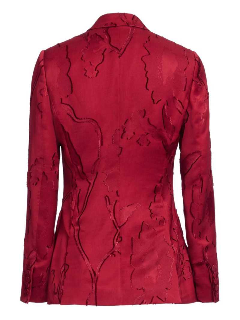 jacquard double-breasted blazer 6